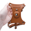 Keepaws™ Leather AirTag Harness