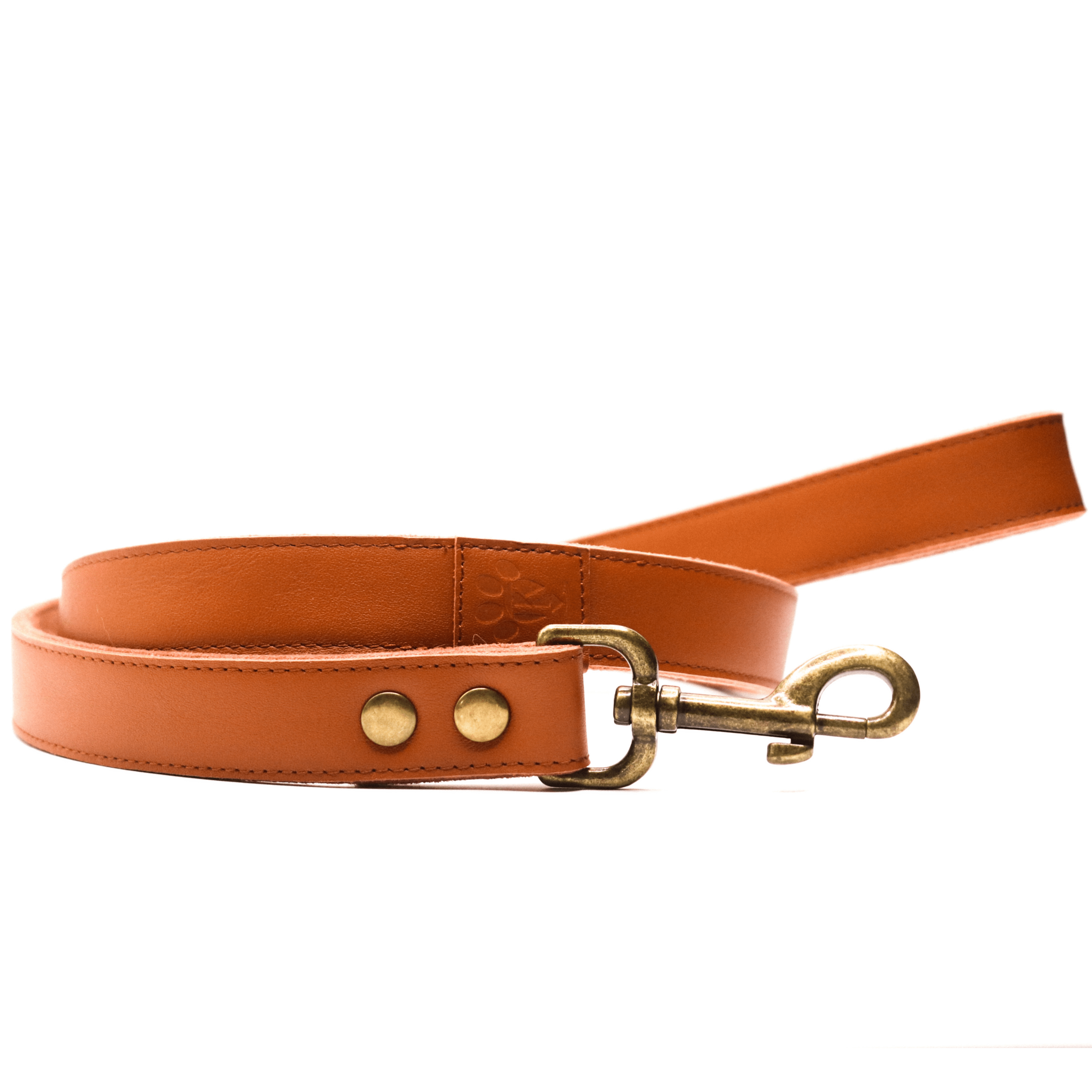 Furmes Kelly Leather Collar & Leash, Paws Circle